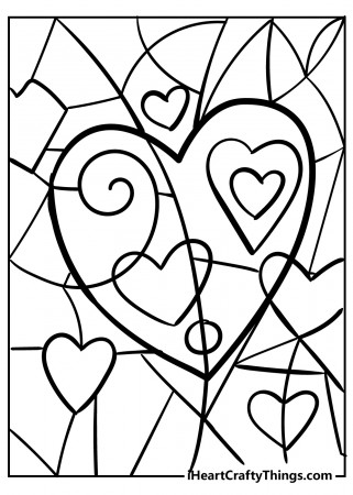 Heart Coloring Pages - Unique Designs To Color (2022)