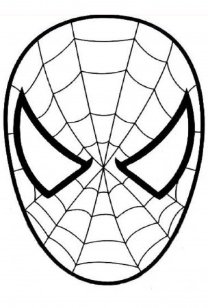Image of Spiderman to download and color - Spiderman Kids Coloring Pages