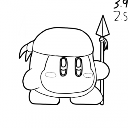 Bandana Waddle Dee fanart :D : r/Kirby