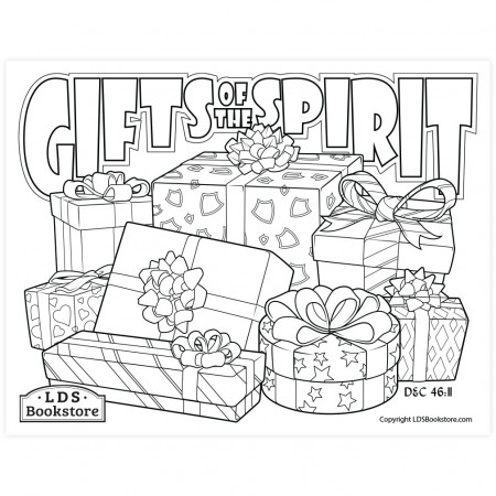 Gifts of the Spirit Coloring Page - Printable | Doctrine and Covenants Coloring  Page