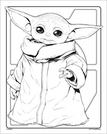Grogu Baby Yoda | crayola.com