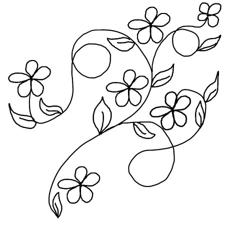 Vines Leaves Coloring Pages | Leaf coloring page, Flower line drawings,  Flower coloring pages