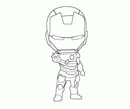Baby Iron Man Coloring Pages Sketch Coloring Page