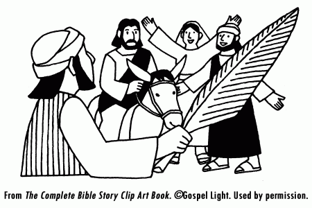 8 Pics of Triumphal Entry Sunday School Coloring Pages - Palm ...