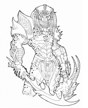 Predator Coloring Pages for Students | Educative Printable | Predator art, Coloring  pages, Pikachu coloring page