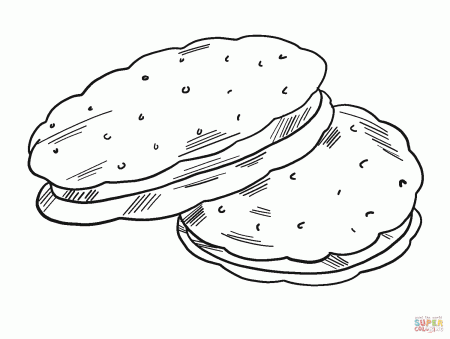 Cookies coloring page | Free Printable Coloring Pages