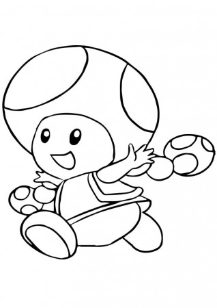 Toadette Coloring Page - Free Printable Coloring Pages for Kids