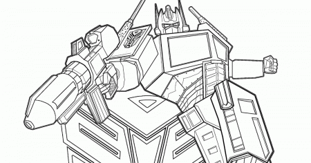 Jarvis Varnado: Optimus Prime Transformers Coloring Pages