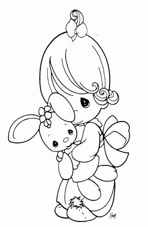 Free Printable Precious Moments Coloring Pages For Kids