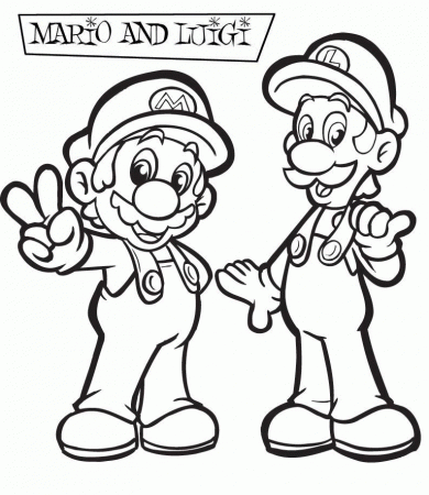 How to Color Mario And Luigi Coloring Pages - Toyolaenergy.com