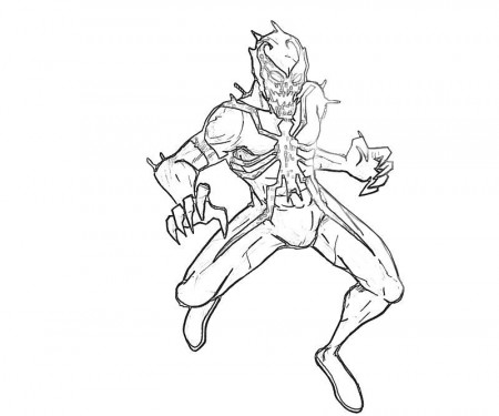 Anti Venom Spiderman Coloring Pages - High Quality Coloring Pages