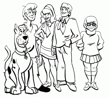 colouring printable scooby doo coloring pages new - VoteForVerde.com