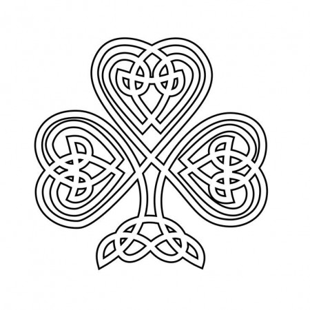 Celtic Shamrock Coloring Pages - Coloring Pages For All Ages