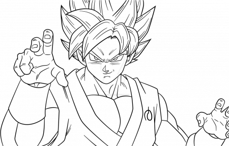 Free Goku Black And White Drawing, Download Free Goku Black And White  Drawing png images, Free ClipArts on Clipart Library