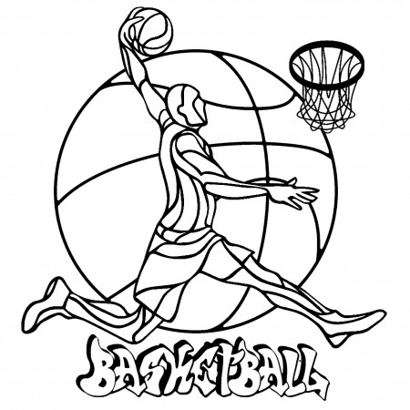 Basketball - Sports Kids Coloring Pages