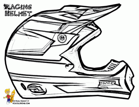 Dirt Bike Helmet Coloring Page Sketch Coloring Page | Coloring pages, Helmet  drawing, Helmet