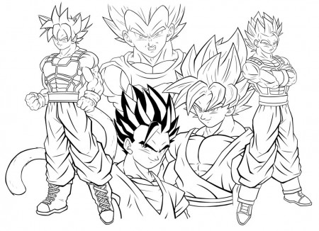 Dragon Ball Super Coloring Pages | Free Coloring Pages on Masivy World
