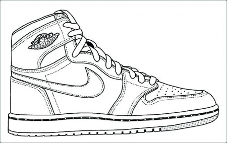Personable Nike Air Max Coloring Pages Coloring For Sweet ...