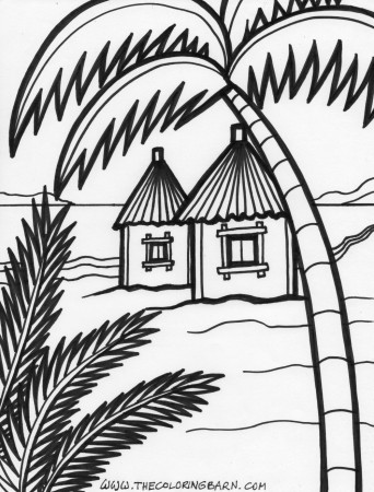 island-coloring-6.jpg 1,000×1,315 pixels | Beach coloring pages ...