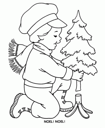 Bible Printables: Christmas Kids Coloring Pages - Christmas Tree ...