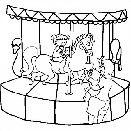 23 Cool Gallery Of Park Coloring Page | Crafted Here