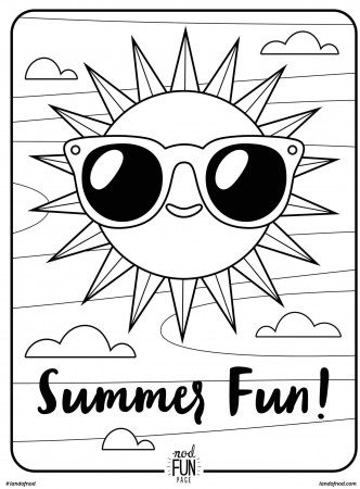 Coloring Pages : Coloring Splendi Summer Sheets Beach Colouring ...