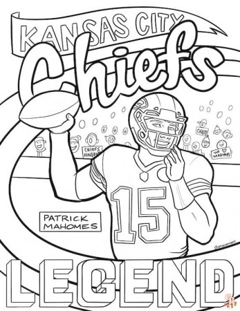 Kansas City Chiefs Coloring Pages for ...