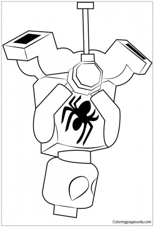 Lego Scarlet Spider Coloring Pages - Lego Coloring Pages - Coloring Pages  For Kids And Adults