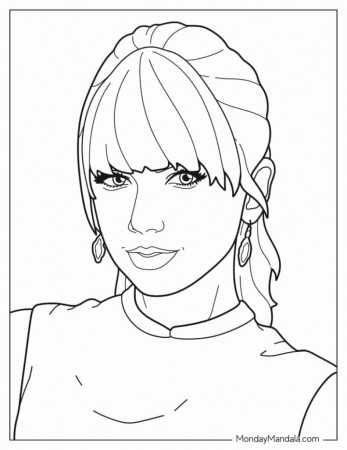 20 Taylor Swift Coloring Pages (Free PDF Printables)