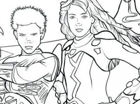 Sharkboy And Lavagirl Coloring Pages at GetDrawings | Free download