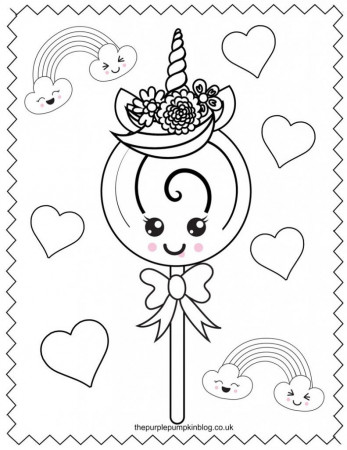 Super Sweet Unicorn Coloring Pages - Free Printable Colouring Book