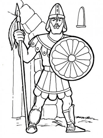 Roman gladiator . free coloring pages | Coloring Pages