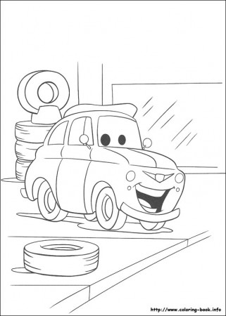 Cars coloring picture