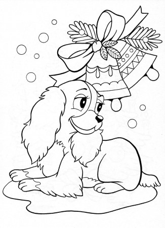 Christmas Puppy Coloring Pages | 60 images Free Printable
