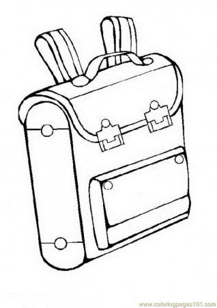 School bag Coloring Page for Kids - Free School Printable Coloring Pages  Online for Kids - ColoringPages101.com | Coloring Pages for Kids