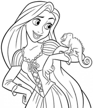 Coloring Pages | Incredible Freeable Disney Princess Coloring Page
