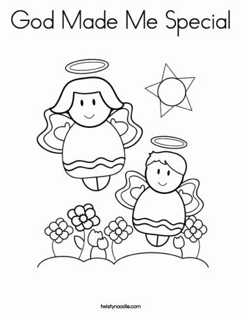 God Made Me Coloring Pages – AZ Coloring Pages God Made Me ...