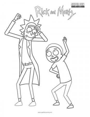 Rick And Morty Free Coloring Pages by ...