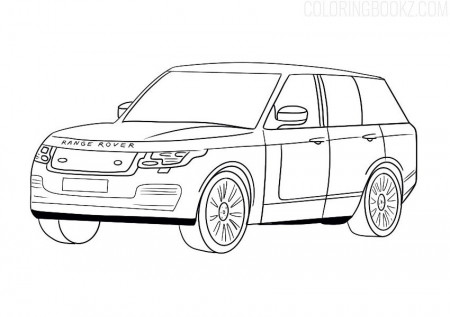 Range Rover Coloring Page - Coloring Books #rangerover #rangerovercoloring  #rangerovercoloringpage #rangerovercolorin… | Coloring books, Coloring pages,  Range rover