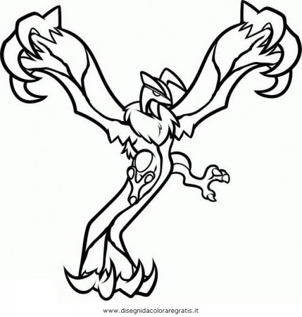 Pokemon Coloring Pages Yveltal | Coloring Pages For Kids