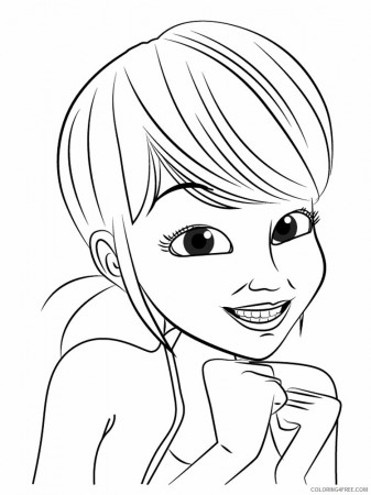 Marinette Coloring Pages for Girls marinette 7 Printable 2021 0898  Coloring4free - Coloring4Free.com
