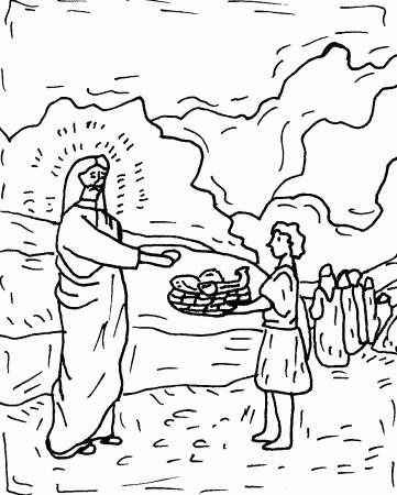 Jesus feeds 5000
