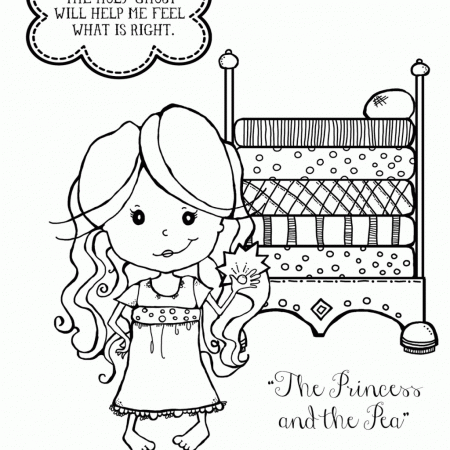 Princess Pea Coloring Page