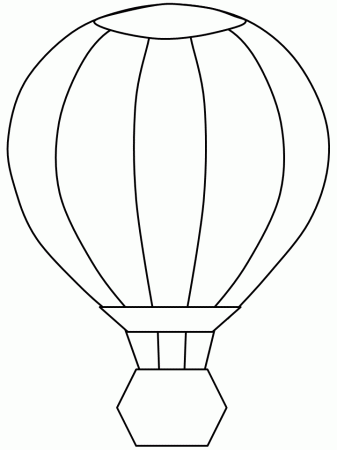 Print Hot Air Balloon Coloring Page - Toyolaenergy.com