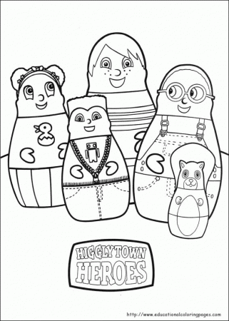 Bookmark ... - Higglytown Heroes - Educational Fun Kids Coloring Pages and ... - Higglytown Heroes Coloring Pages