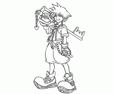 Simple Kingdom Hearts Color Pages Az Coloring Pages, Handwriting ...