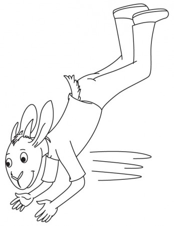 Goat jumped coloring page | Download Free Goat jumped coloring ...