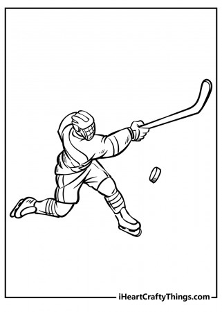 Printable Hockey Coloring Pages (Updated 2023)
