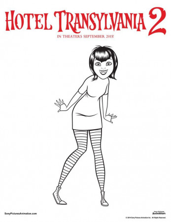 Unearth your inner artist with these Hotel Transylvania 2 coloring ...