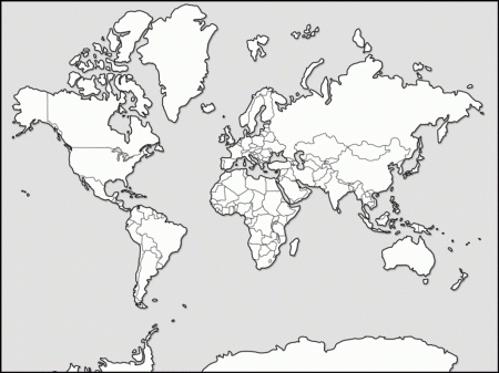 world map coloring page coloring pages. world map coloring page ...